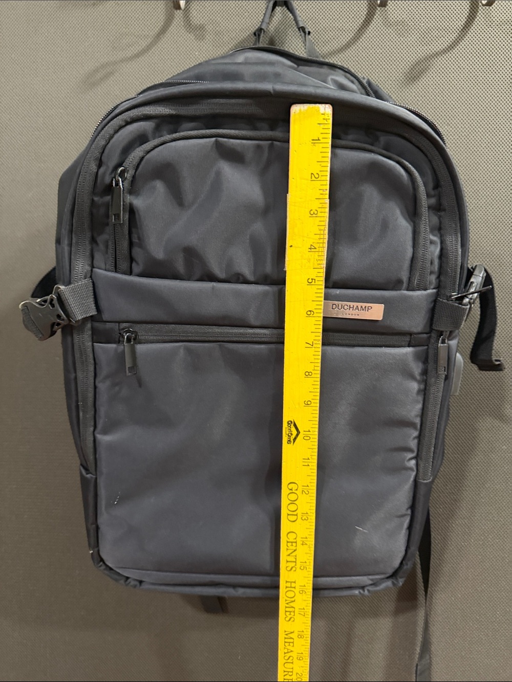 Duchamp London Expandable Travel Backpack Suitcase - Picture 6 of 11